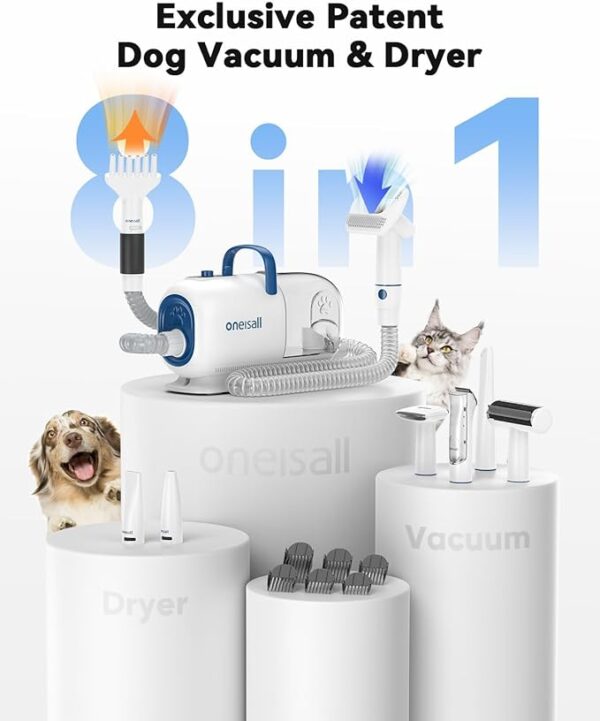 oneisall Dog Vacuum & Dryer for Shedding Grooming, - Image 2