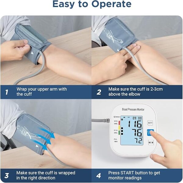 Blood Pressure Monitors, Automatic Upper Arm Blood Pressure Machines - Image 3