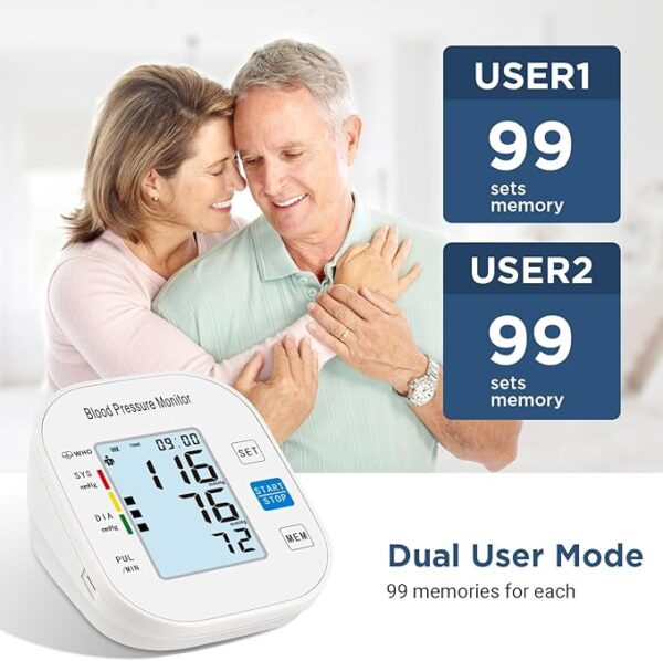 Blood Pressure Monitors, Automatic Upper Arm Blood Pressure Machines - Image 2
