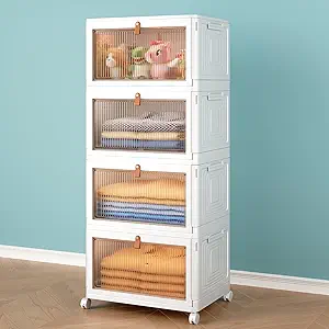 4 Tier Storage Bins with Lids