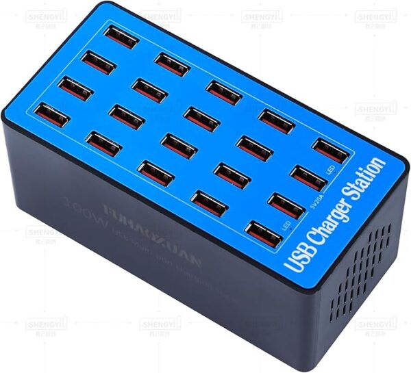 USB Charging Station,100W 20-Port Multi Device