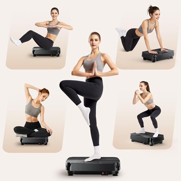 2025 Upgrade Vibration Plate Exercise Machine for Lymphatic Drainage, - Image 3
