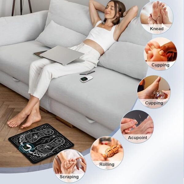 Electronic Pulse Stimulator，EMS Foot Massager, - Image 3