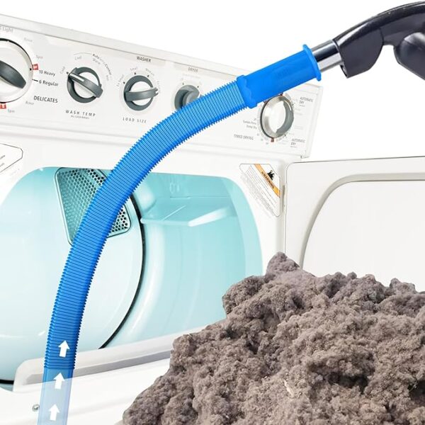 Sealegend Dryer Vent Cleaner Kit Vacuum Hose Attachment Compatible with All Vacuum Cleaner,