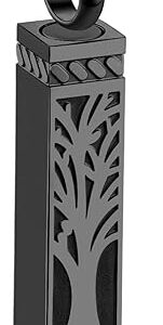 Tree of Life Urn Necklace For Ashes Memorial Bar Cremation Jewelry