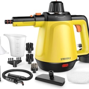 Natural Multi-Surface Handheld Steam Cleaner with 10 Accessories