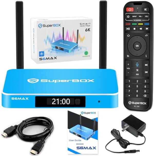 2025 Version, S6 Max Fully Loaded 6K Ultra HD with Voice Control