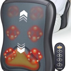 Shiatsu Back Massager with Heat : Up and Down Rolling Massage - Electric Back Massager