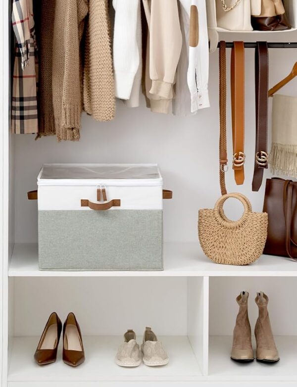StorageWorks Shoe Organizer for Closet, Fits up to 16 Pairs, Shoe Cubby Storage - Image 2