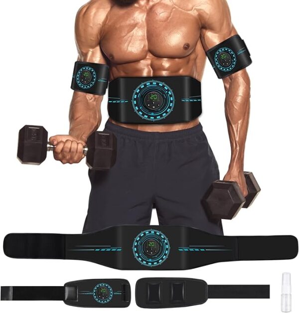 ABS Stimulator Muscle Toner, AB Machine for Abdomen/Arm/Leg, Muscle Stimulator for Muscle Growth,