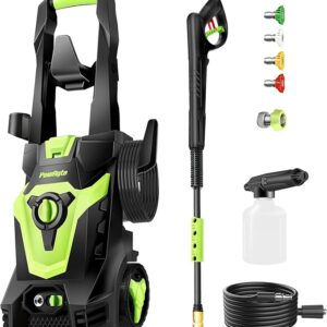 Electric Pressure Washer, Foam Cannon, 4 Different Pressure Tips, Power Washer, 3800 PSI 2.4 GPM