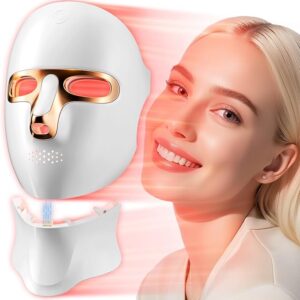 Red Light Therapy Mask for Face,Cordless LED Face Mask Light Therapy,