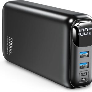 Portable Charger 50000mAh Power Bank - 22.5W Fast Charging External Battery Pack,USB-C Portable Phone Charger for iPhone 16/15/14/13 Pro Android Samsung
