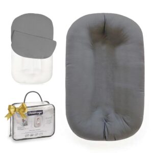 Baby Lounger - Snuggle Cozy Me Infant Lounger for Newborns | Breathable & Soft, Portable Awake-Time Pad,