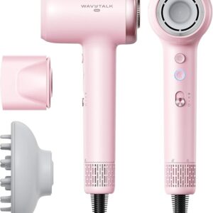 Hair Dryer, Wavytalk Turblow Pro Fast Drying Blow Dryer with Diffuser, High Speed Hair Dryer with 110,000 RPM,
