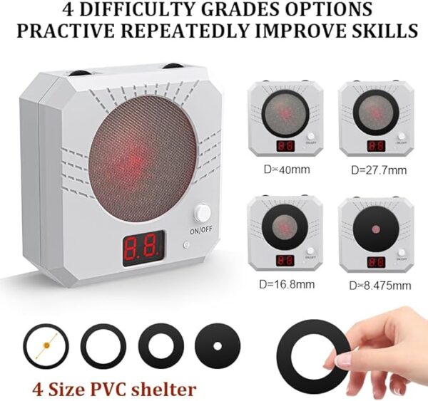 9mm Dry Fire Training Counting Target Set - Dry Fire Training Cartridge Set - Laser Cartridge - Image 2