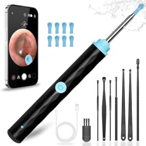 Ear Wax Removal, Ear Wax Removal Tool Camera Built-in 1296P, Easy and Safe Ear Cleaning,