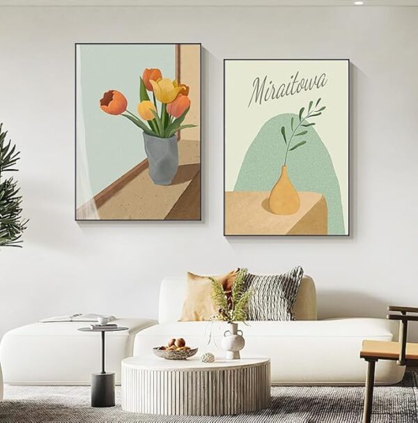 Canvas Floater Frames for 12x12inch Canvas Art 0.8inch Depth Frames for Canvas Painting Floating Frame Floater Frame for Canvas Prints - Image 2