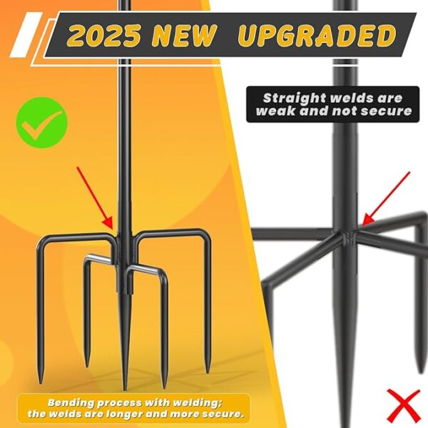 4 Set Citronella Torches for Outside,16oz Outdoor Metal Garden Torches,60" Garden Décor - Image 2