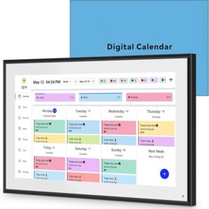 15.6 Inch Digital Calendar&Chore Chart, 1920 * 1080P Full HD Touchscreen Interactive Display