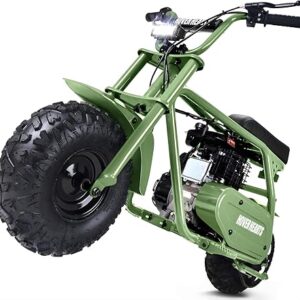 Mini Bike, Gas Dirt Bike, Minibike, Gas Powered Mini Bikes for Adults, 99cc-4 Stroke Pit Bike with Led Light, Min Dirtbike,