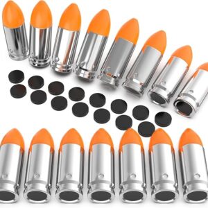 9MM Snap Caps Training Dummy Rounds, Reusable Dry Fire Training Round with Rubber Primer,
