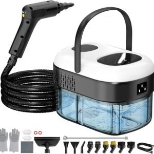 Pressurized Steam Cleaner, 3-Level Adjustable Handheld Steamer Cleaning for Home,