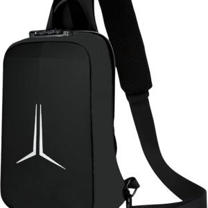 Anti Theft Crossbody Sling Bag Chest Bag Shoulder Bag for Travel and Hiking Cycling for Men and Women