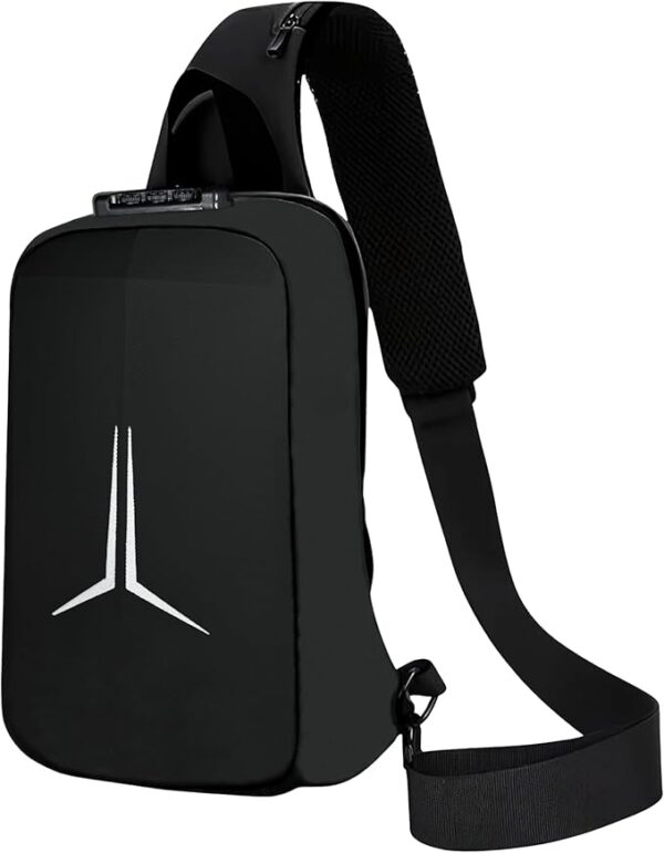 Anti Theft Crossbody Sling Bag Chest Bag Shoulder Bag for Travel and Hiking Cycling for Men and Women
