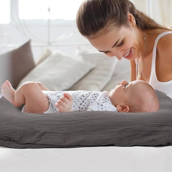 Baby Lounger - Baby Lounger for Newborn, Breathable & Soft Baby Nest Cover Baby 0-12 Months, - Image 3