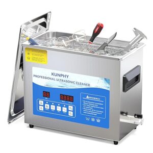 KUNPHY Ultrasonic Cleaner, 7L(1.85 gal) 40kHz Jewelry Cleaner Ultrasonic Machine with Heater,