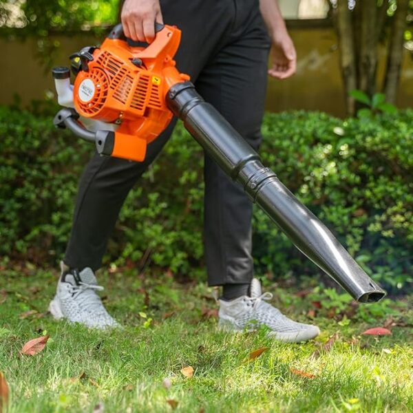 NEO-TEC Gas Leaf Blower-Handheld Light Gas Blower 25.4cc,432CFM,180MPH,2-Cycle,Ergonomic Harness System, - Image 2