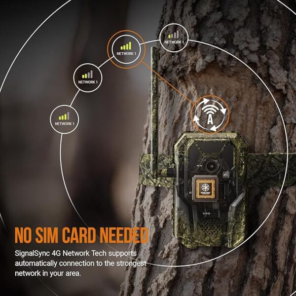 4G Cellular Trail Camera 2K Audible Video 0.3s Trigger 940nm No Glow IR Night Vision Hunting Essentials IP66 - Image 3