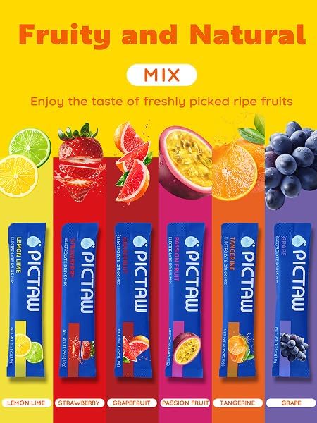 Electrolytes Powder Packets, Hydration Packets Variety 30 Stick Packs, Drink Mix Liquid Daily IV for Dehydration Relief Low Sugar/Vegan/Non-GMO 300g - Image 2