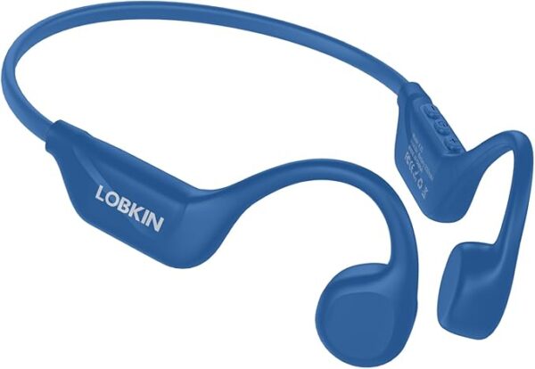 LOBKIN Bone Conduction Headphones Bluetooth 5.4, Open Ear Headphones with Mic, Wireless, 10H Playtime, IPX5 Waterproof Sports