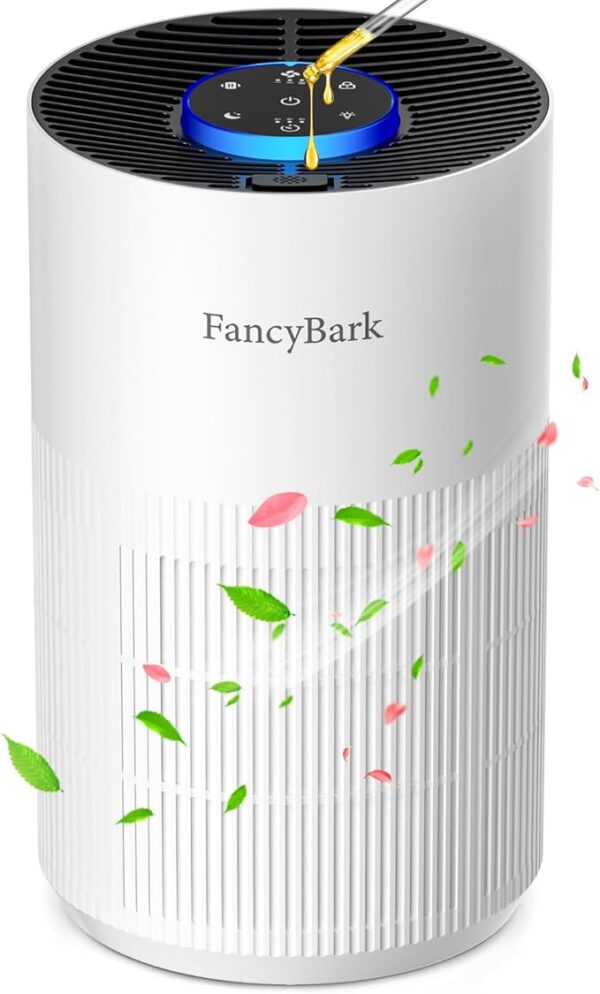 Air Purifiers for Home Bedroom Up to 1000 Ft², H14 True HEPA Room Air Purifiers for Bedroom With Sleep Mode Light Mode