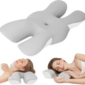 Flawless Face Beauty Pillow,Anti Aging&Anti Wrinkle Face Pillow,Memory Foam for Neck Pain Relief,Ergonomic Cervical