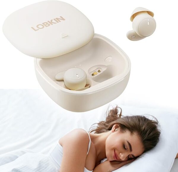 LOBKIN Sleep Headphones,Wireless Bluetooth 5.4 Noise Blocking Sleeping Headphones,Sleep Earbuds for Side Sleepers in-