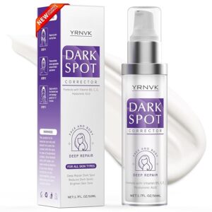 Dark Spot Remover for Face Cream, Dark Spot Corrector, Rapid Tone Repair Retinol Serum for Sun Spots, Age Spots, Skin Brown