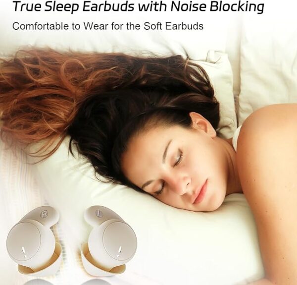 LOBKIN Sleep Headphones,Wireless Bluetooth 5.4 Noise Blocking Sleeping Headphones,Sleep Earbuds for Side Sleepers in- - Image 2