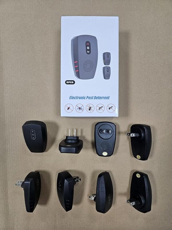 2025 Upgraded Ultrasonic Pest Repellent Indoor Insect Repeller, Pest Control, Repellent Roach, Mouse, Bugs, Mosquito, Mice