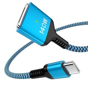 USB-C to Magnetic 3 Cable 6 Feet, 140W Fast MacBook Air Charger Cord Apple MagSafe 3 Cable for MacBook Air 15''/13'' M4 2025, M3 2024, M2 2023, M2 2022, Mac Book Pro 16"/14" M4 2024, M2 2023, M1 2021