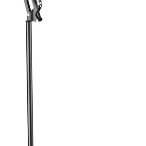 Floor Phone Holder for Laying Down in Bed, Moveable Adjustable Cell Phone and Tablet Stand for Handsfree Reading Near Sofa Treadmill, Compatible with iPhone Smartphone iPad Kindle