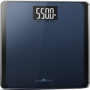 550lb Bathroom Digital Scale for Body Weight with Ultra-Wide Platform and Large LCD Display, Accurate High Precision Scale with Extra-High Capacity