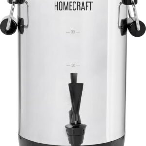 Homecraft Quick-Brewing 1000-Watt Automatic 30-Cup Coffee Urn - Stainless Steel