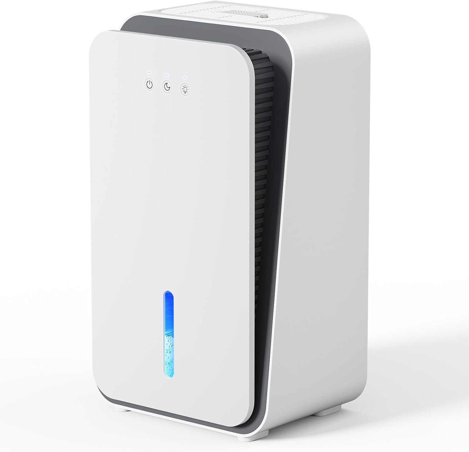 Dehumidifier for Home,1000 sq.ft Dehumidifier for Basement Bathroom Bedroom with Auto Shut Off, Built-in Aromatherapy Diffuser,7 Colors LED Light, Quiet Dehumidifiers with Sleep Mode(CS08-Ivory)